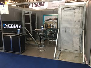 Stand EBM foire Milipol
Presentation portes